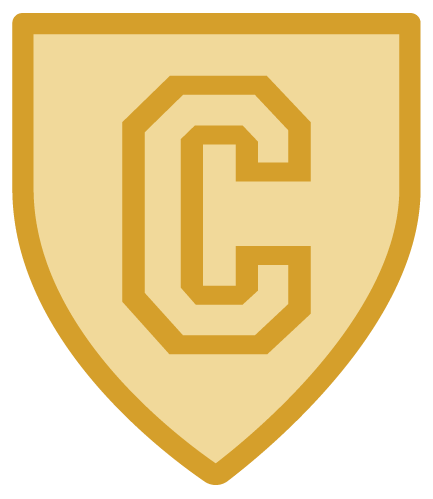 college shield gold